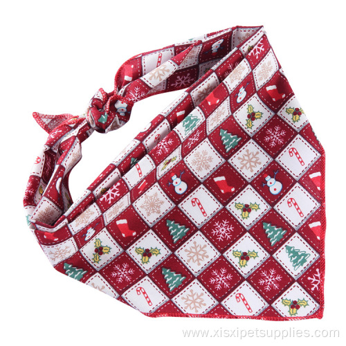 wholesale fashionable cute multi style cotton pet bandana